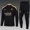 2425 PSG Tracksuit Black and Gold