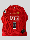 Retro 2008 Ronaldo United Home Jersey Long Sleeve